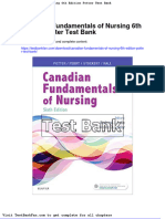Dwnload Full Canadian Fundamentals of Nursing 6th Edition Potter Test Bank PDF