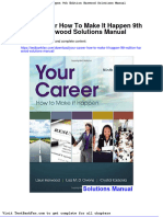Dwnload Full Your Career How To Make It Happen 9th Edition Harwood Solutions Manual PDF