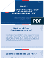 Clase N°2 PARO CARDIORRESPIRATORIO Y REANIMACIÓN CARDIOPULMONAR (RCP)