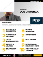 Your Personality Creates Your Personal Reality Joe Dispenza Top 10 Rules Compressed