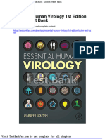 Dwnload Full Essential Human Virology 1st Edition Louten Test Bank PDF