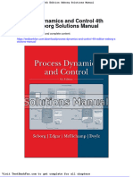 Dwnload Full Process Dynamics and Control 4th Edition Seborg Solutions Manual PDF