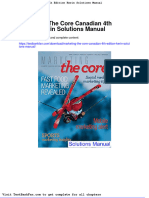 Dwnload Full Marketing The Core Canadian 4th Edition Kerin Solutions Manual PDF