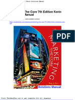 Dwnload Full Marketing The Core 7th Edition Kerin Solutions Manual PDF