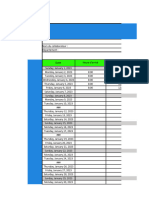 Feuille de Pointage