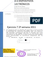 Tema6a semiconductoresDiodosDISPOSITIVOSELECTRONICOS