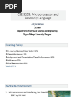 Lecture 1 CSE 3205 Microprocessor and Assembly Language by Marjia