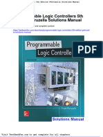 Dwnload Full Programmable Logic Controllers 5th Edition Petruzella Solutions Manual PDF
