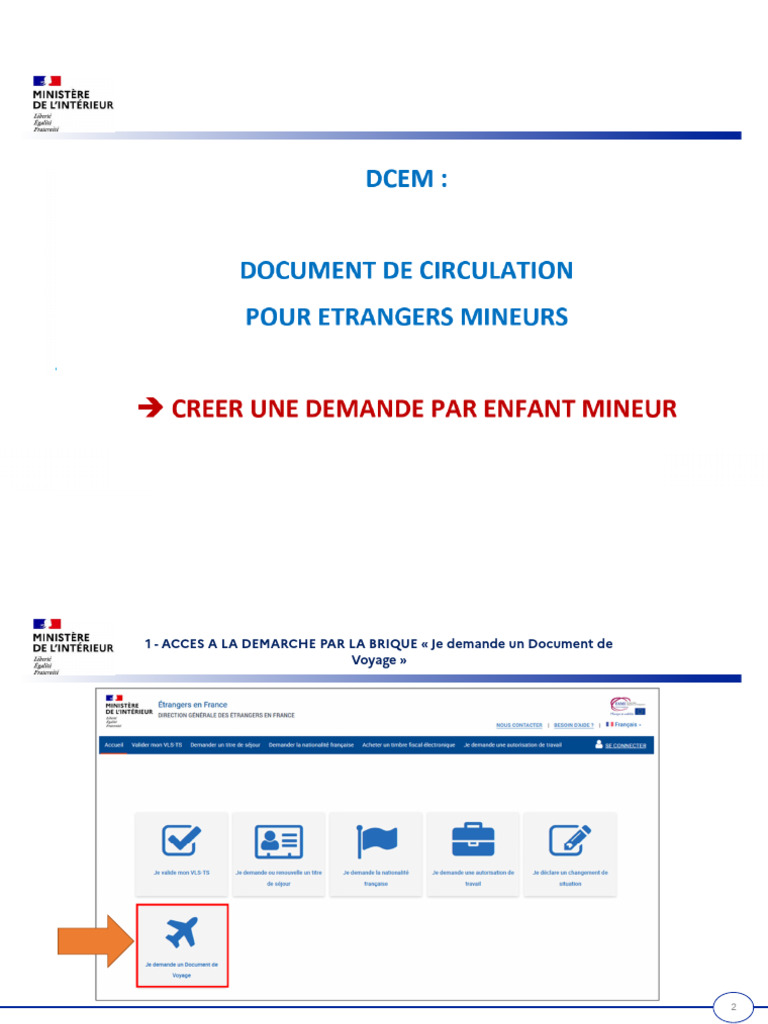 Guide du DCEM pour mineurs étrangers | PDF