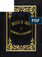 BRASÃO DE ARMAS DA BARONESA DE SERTÓRIO. Luís Aleixo Boulanger, 1888.