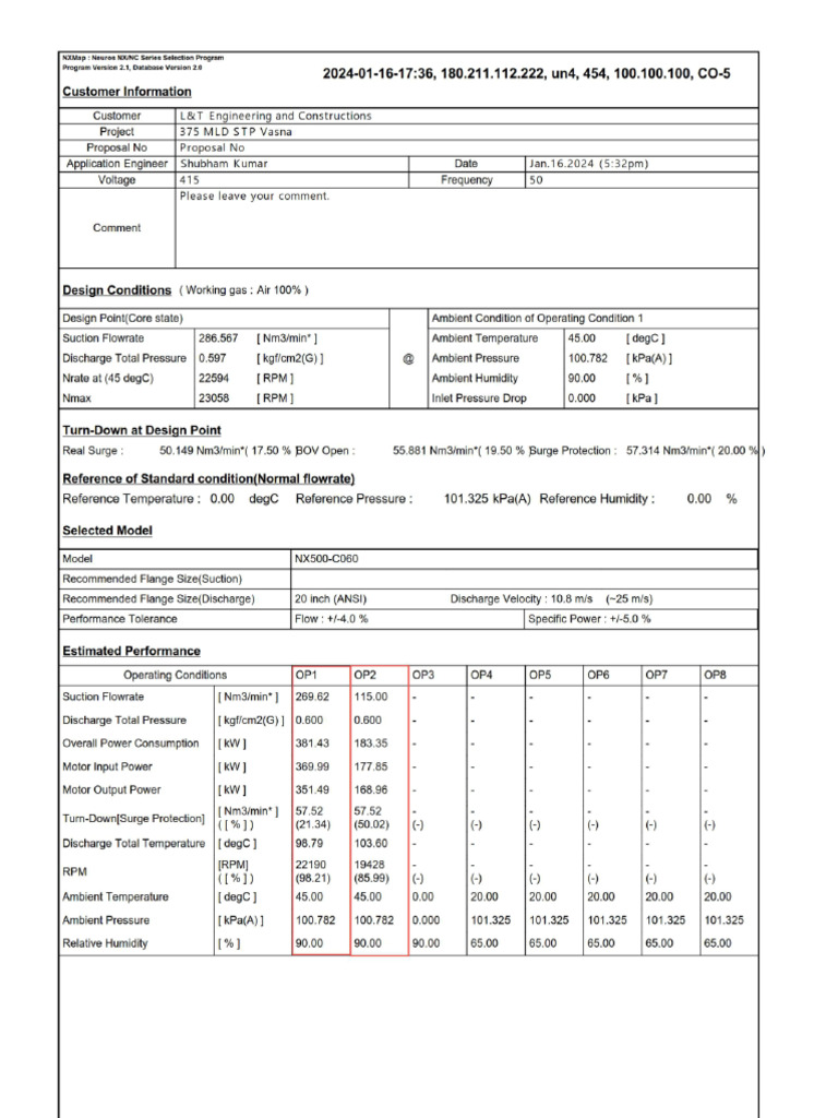 Technical Data Sheet NX500-C060 24012024 | PDF