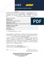 AUTORIZAÇÃO DE COBRANÇA NO CARTÃO DE CRÉDITO (CPF)