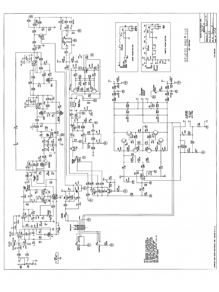Studio pro 110 schematic pdf