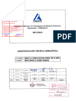 Especificacion Tecnica Señaletica