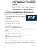 Práctica Calificada 2 - Ergonomia y Estudio Del Trabajo (43806) - 2023-Ii - Utp-1