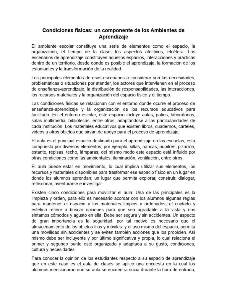 Semana 2 la organizaci n del espacio y los materiales para hacer del