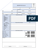 Reporte de Fallas