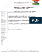 Acta - Compromisos Residuos Solidos San Pedro de Bv.