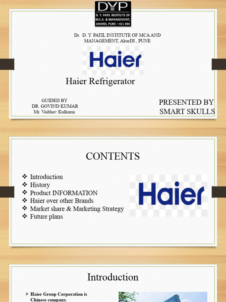 Haier Refrigerator PDF Refrigerator Manufactured Goods