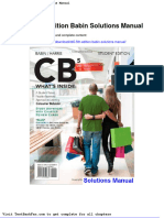 Dwnload Full Cb5 5th Edition Babin Solutions Manual PDF