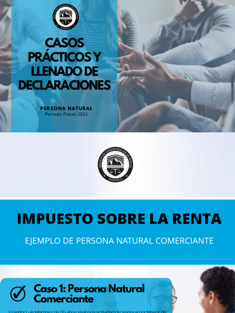 Casos Practicos y Llenado de Declaraciones | PDF | Impuesto sobre la ...
