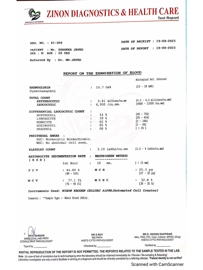 blood-exam-report-pdf