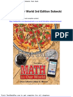 Dwnload Full Math in Our World 3rd Edition Sobecki Test Bank PDF