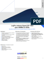 Measurement Antenna HyperLOG4000 Datasheet