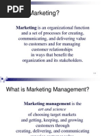 What Is Marketing?