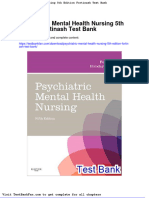 Dwnload Full Psychiatric Mental Health Nursing 5th Edition Fortinash Test Bank PDF