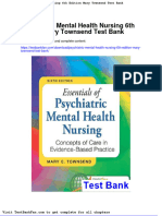 Dwnload Full Psychiatric Mental Health Nursing 6th Edition Mary Townsend Test Bank PDF