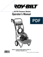 Operator's Manual: 2200 PSI Pressure Washer