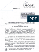 PCCR Dos Profissionais Da Educacao Publica Basica de Cascavel Ce