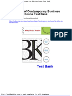 Dwnload Full Essentials of Contemporary Business 1st Edition Boone Test Bank PDF