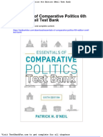 Dwnload Full Essentials of Comparative Politics 6th Edition Oneil Test Bank PDF