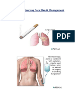 Lung Cancer Nursing Care Plan & Management