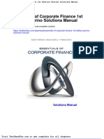 Dwnload Full Essentials of Corporate Finance 1st Edition Parrino Solutions Manual PDF