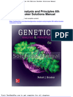 Dwnload Full Genetics Analysis and Principles 6th Edition Brooker Solutions Manual PDF
