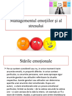 Managementul Emoțiilor Și Al Stresului