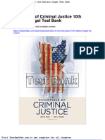 Dwnload Full Essentials of Criminal Justice 10th Edition Siegel Test Bank PDF