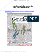 Dwnload Full Genetics From Genes To Genomes 6th Edition Hartwell Solutions Manual PDF