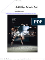 Dwnload Full Psychology 3rd Edition Schacter Test Bank PDF