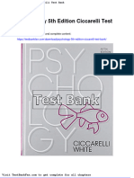 Dwnload Full Psychology 5th Edition Ciccarelli Test Bank PDF