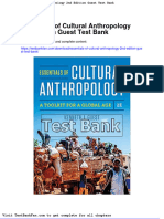 Dwnload Full Essentials of Cultural Anthropology 2nd Edition Guest Test Bank PDF