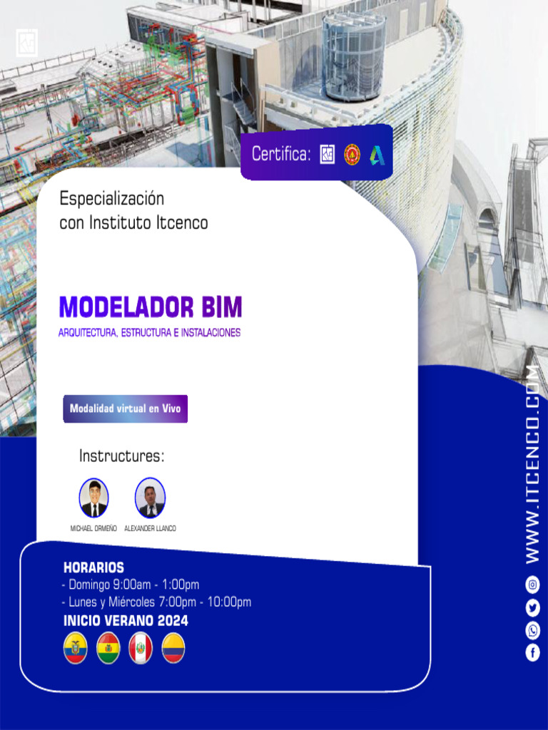 Virtual - Peru - Modelador Bim | Descargar gratis PDF | Autodesk Revit ...
