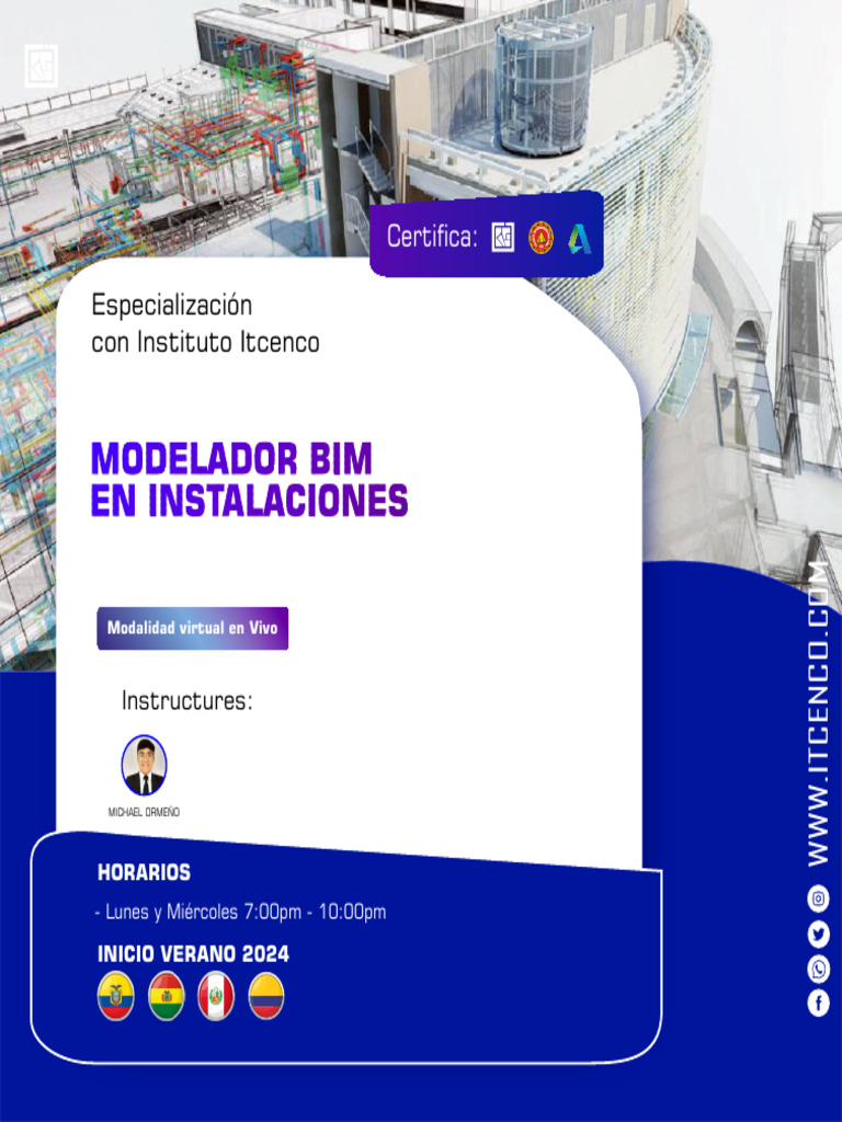 Virtual - Peru - Modelador Bim en Instalaciones | PDF | Autodesk Revit ...