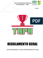 Regulamento Geral - Tapa