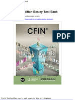 Dwnload Full Cfin 6th Edition Besley Test Bank PDF