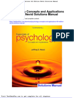 Dwnload Full Psychology Concepts and Applications 4th Edition Nevid Solutions Manual PDF