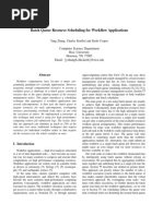 Batch Queue Resource Scheduling For Workflow Applications